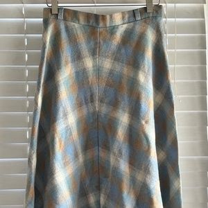 Plaid vintage skirt